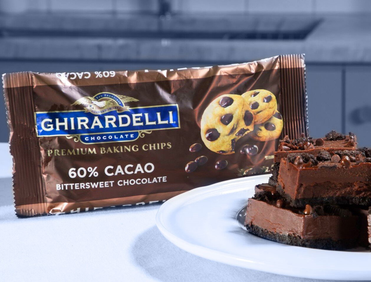 Ghirardelli 60% Cacao Bittersweet Baking Chocolate Chips, 3 Pound