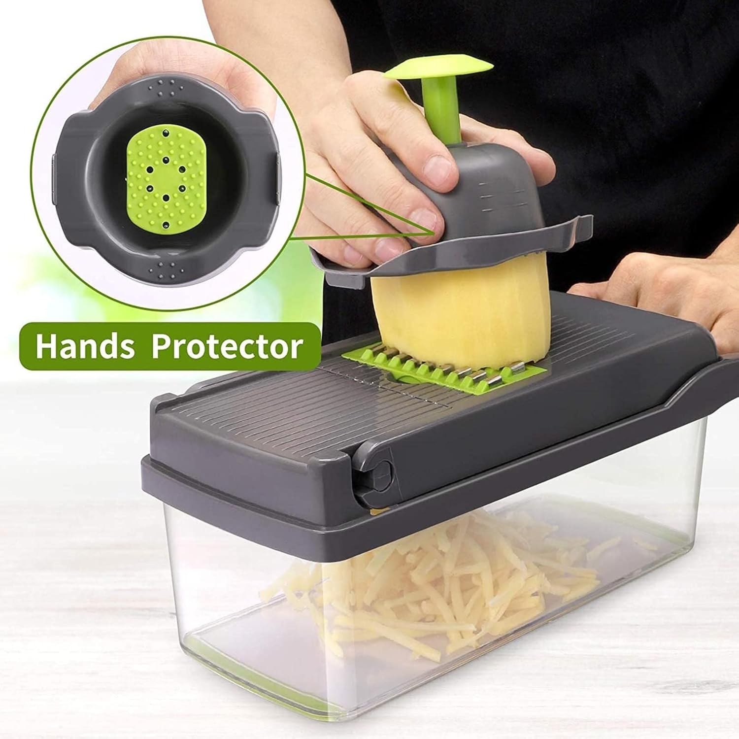 Vegetable Chopper Slicer Onion Dicer, Multi Veggie Mandoline Food Cutter for Tomato Fruit