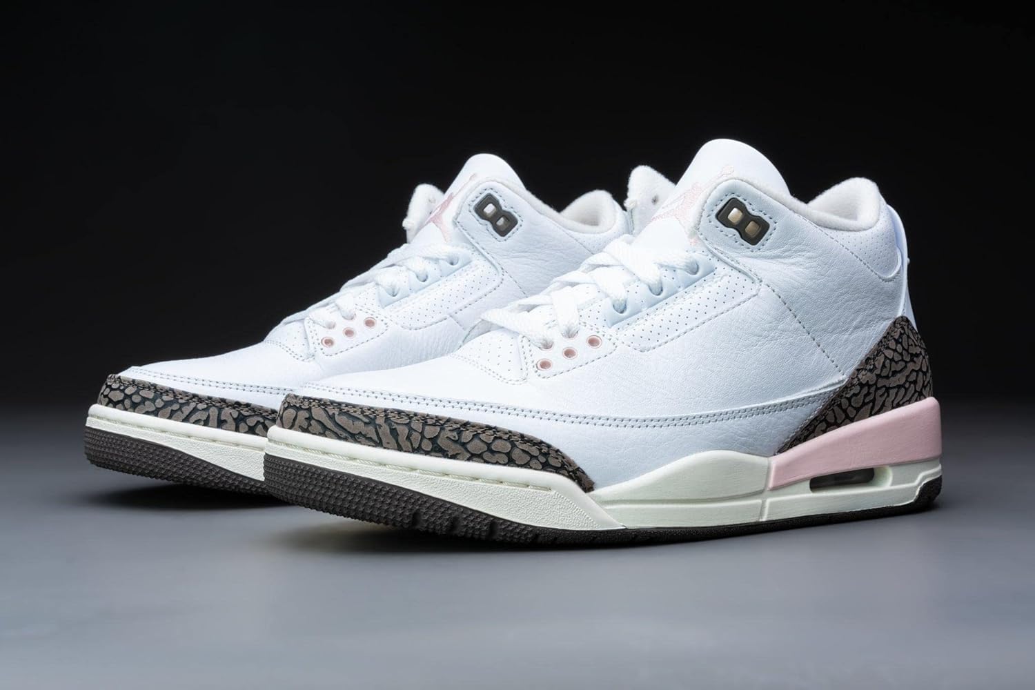 Air Jordan 3 Neapolitan Womens Lifestyle Shoes (White/Pink) Limit One Per Customer
