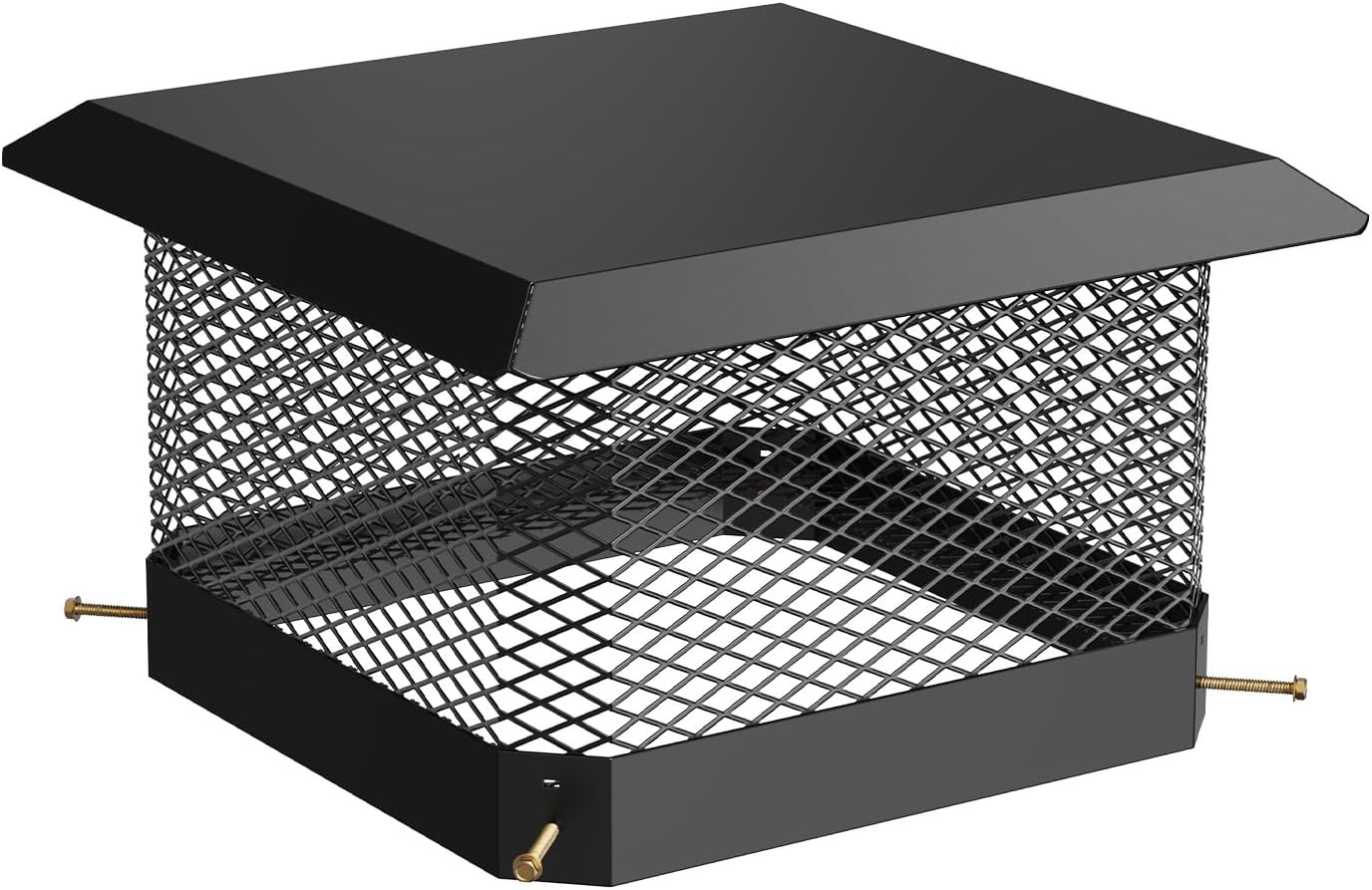 COZONY Chimney Cap 15x15 Square, Chimney Covers Outside Cap for Wood Stove Fireplaces