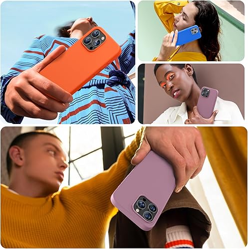 Miniatura 1763 de Miracase - Funda diseñada para iPhone 11 con protector de pantalla, funda de goma de silicona líquida, protección total contra caídas y a prueba