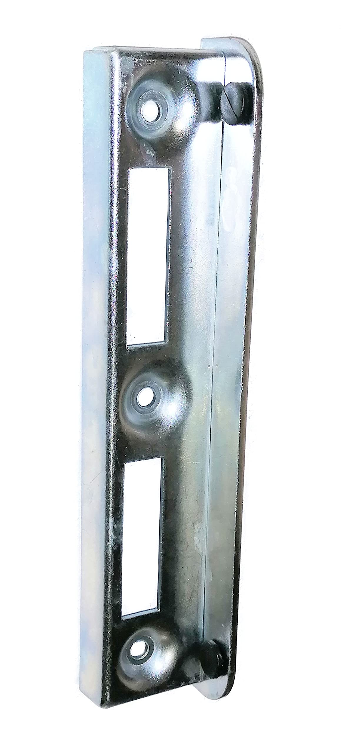 UHRIG 40 mm strike plate, galvanised gate stop for garden door with 40 mm lock box