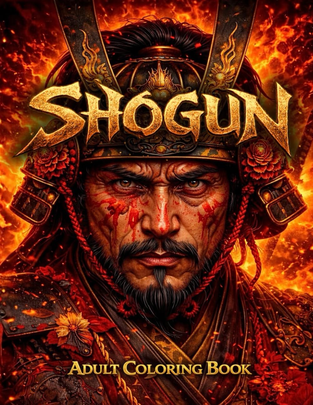 SHOGUN - DRAGONS: Shogun Coloring Book (I Love Japan)