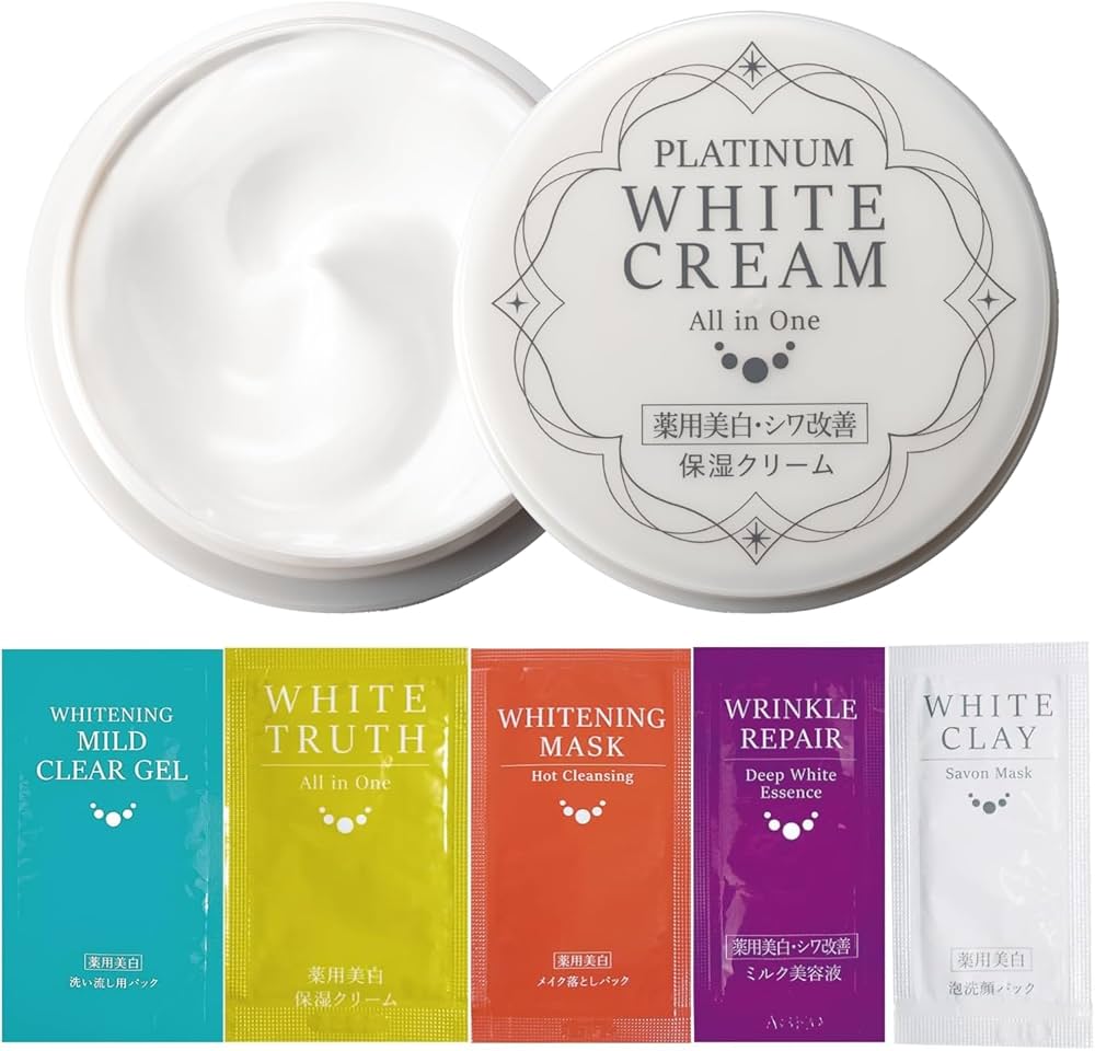 PLATINUM WHITE CREAM 40g 『2個』 薬用美白]オールインワン プラチナホワイトクリーム 40g | ルソイル