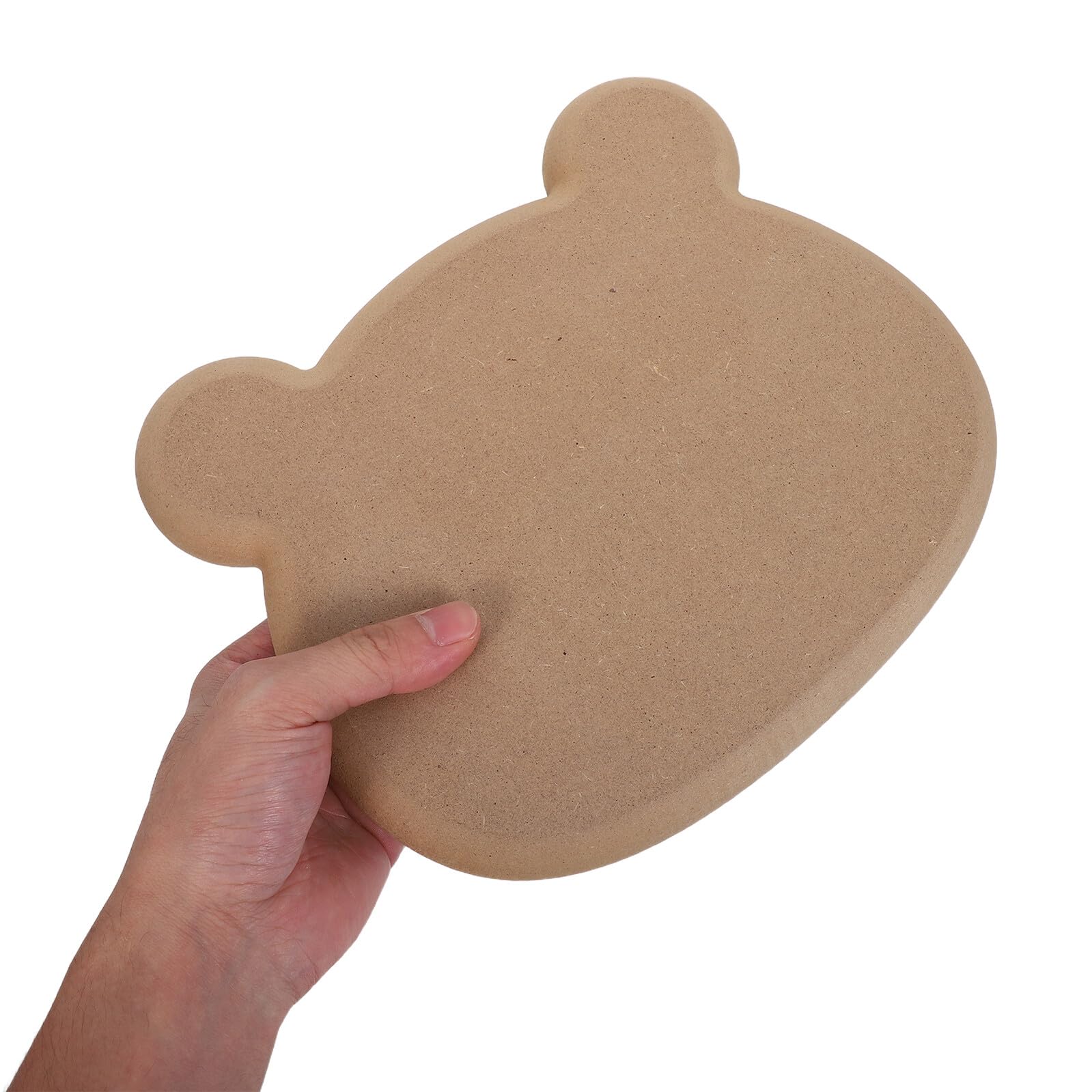 NUOBESTY Moule à Modeler en Bois pour Poterie, Tête D'ours, Fiable et Forme Constante, pour Modelage la Main en Céramique et Enseignement Scolaire
