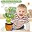 Emoin Dancing Talking Cactus Toy, Cactus Baby Toy Singing Children\'s Song, Mimicking Recording Repeating What You Say, Educational Interactive Baby Boys Girls Toys (Volume Adjustment)