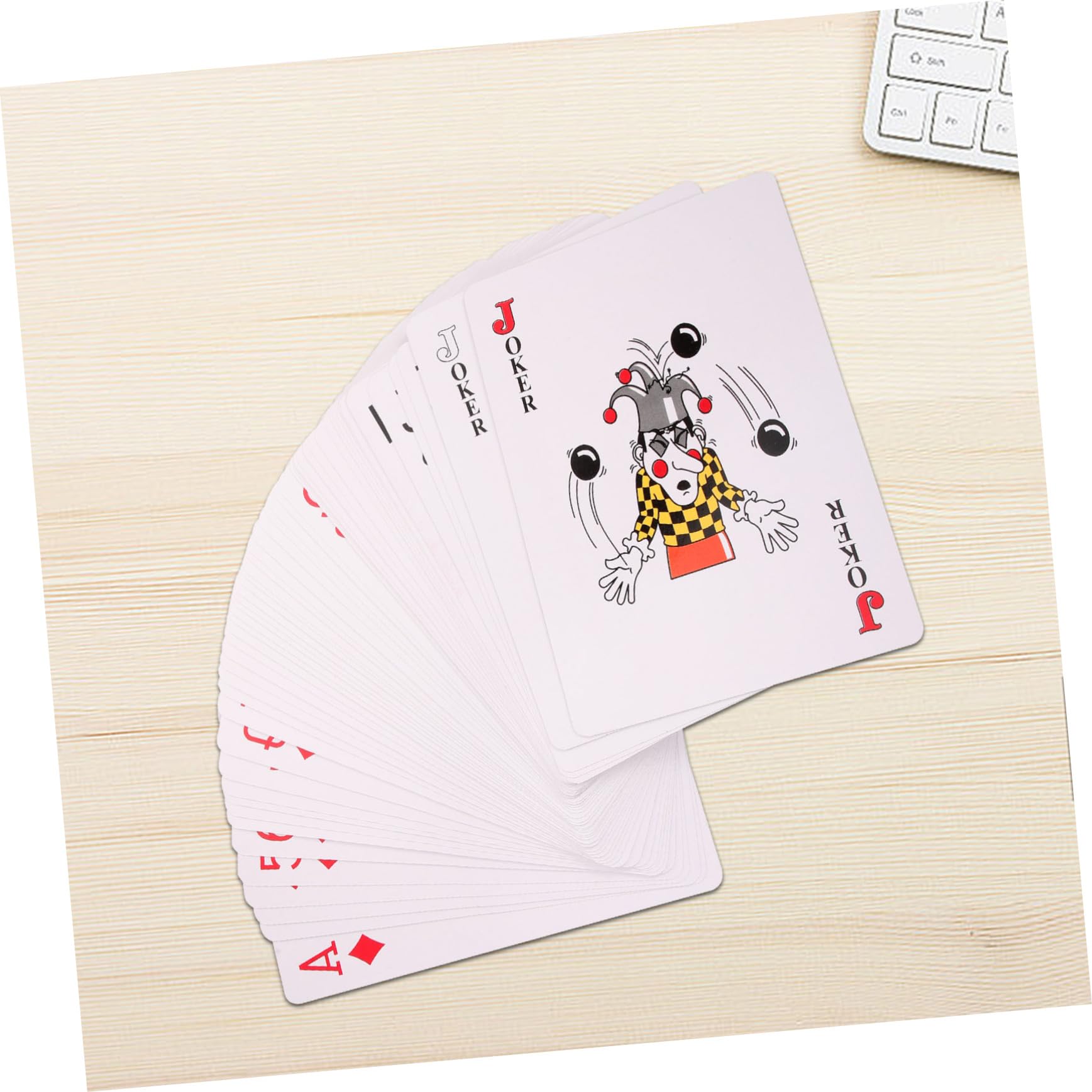 Carte da Gioco Giganti per Festa e Viaggio, Set da 1 in Carta Facili da Trasportare e Conservare, Perfette per Giochi da Tavolo e Divertimento