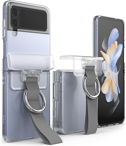 Ringke Cubierta de bisagra protector de bisagra + correa compatible con funda Samsung Galaxy Z Flip 5 y Z Flip 4, accesorio de bisagra duro a prueba