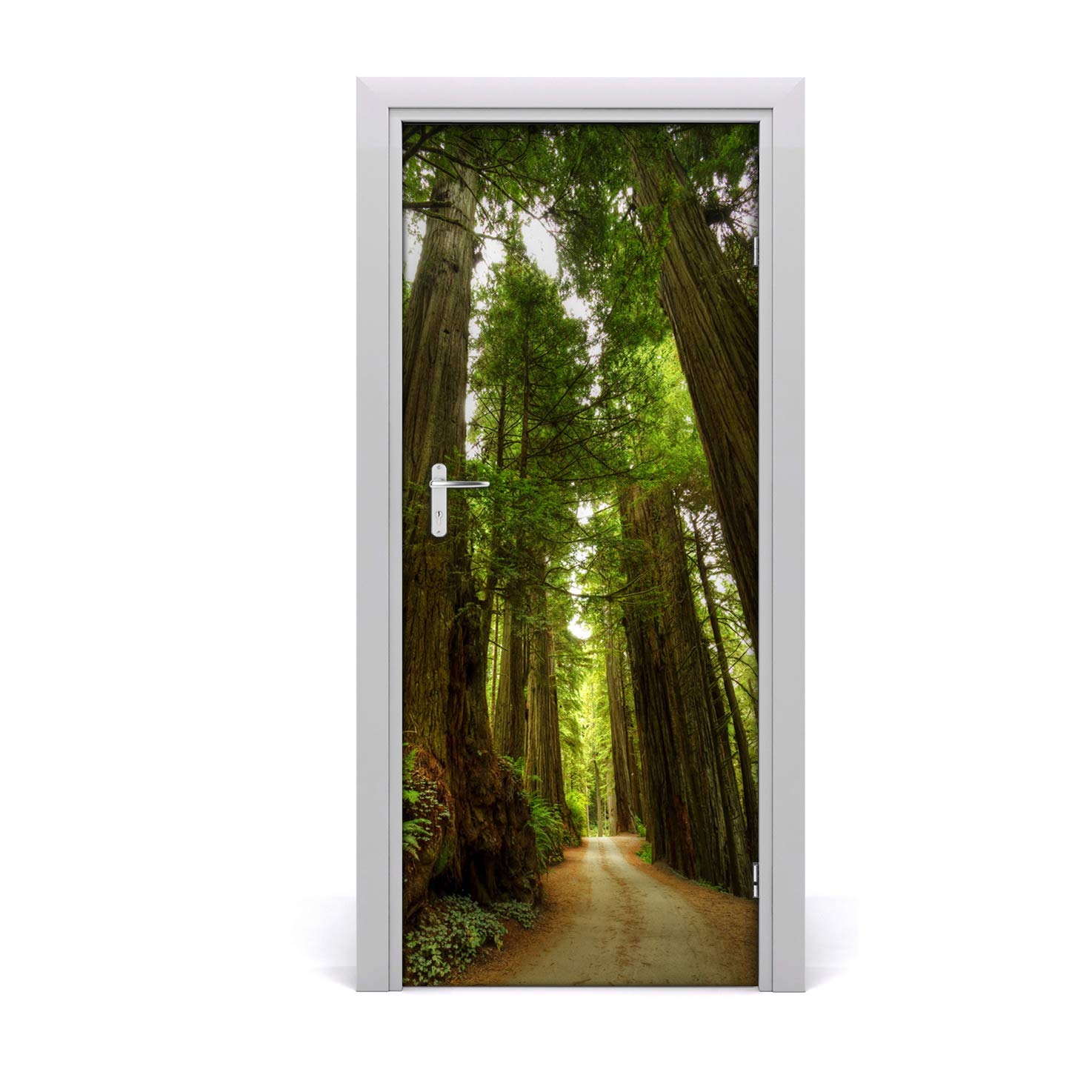Autocollant Mural Décoratif Tulup - Motif 'Soleil Dans La Forêt' - Dimensions 85x205 Cm - Pour Toutes Les Pièces