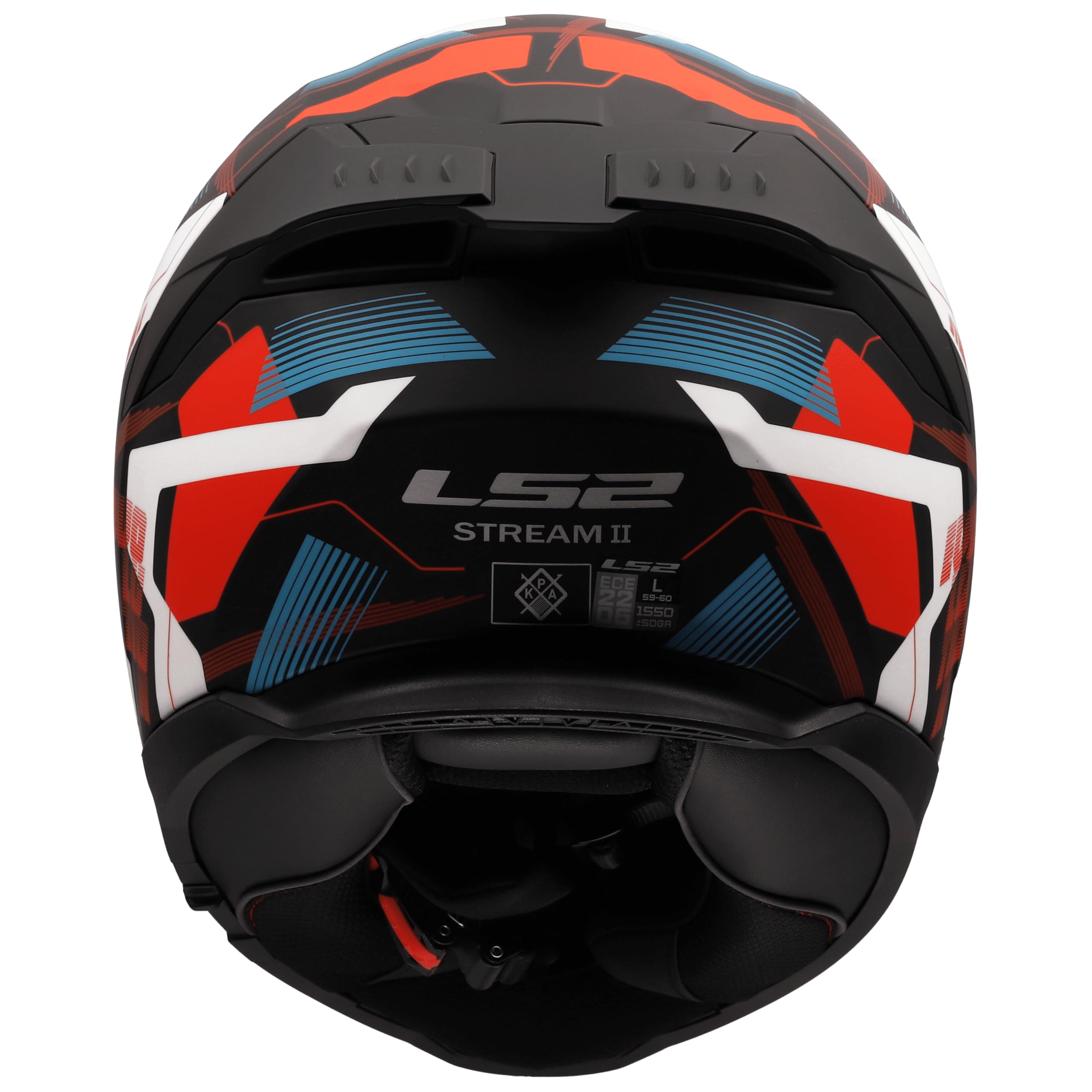LS2, Casco Moto Integral STREAM II MIKA White Blue Red, M