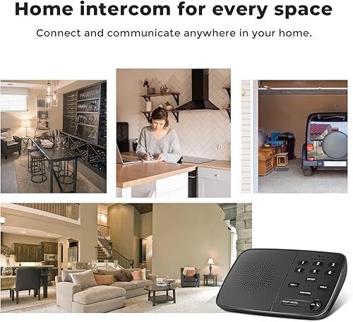 Miniatura 6 de Hosmart UltraSpeak Intercomunicadores inalámbricos para el hogar, intercomunicador bidireccional en tiempo real, sistema de intercomunicación
