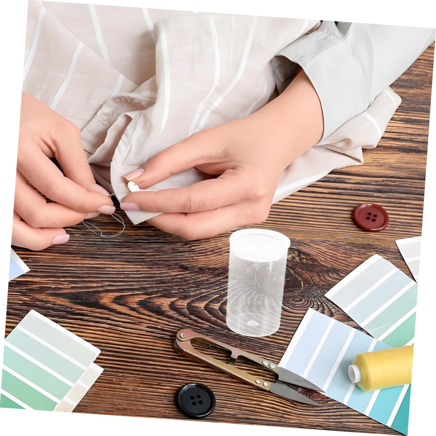 100 Contenitori Portaoggetti Plastica Trasparente con Coperchio Sigillato, Versatile per Film e Modellini, 100 Pezzi, per Cassetti e Tavoli da Trucco