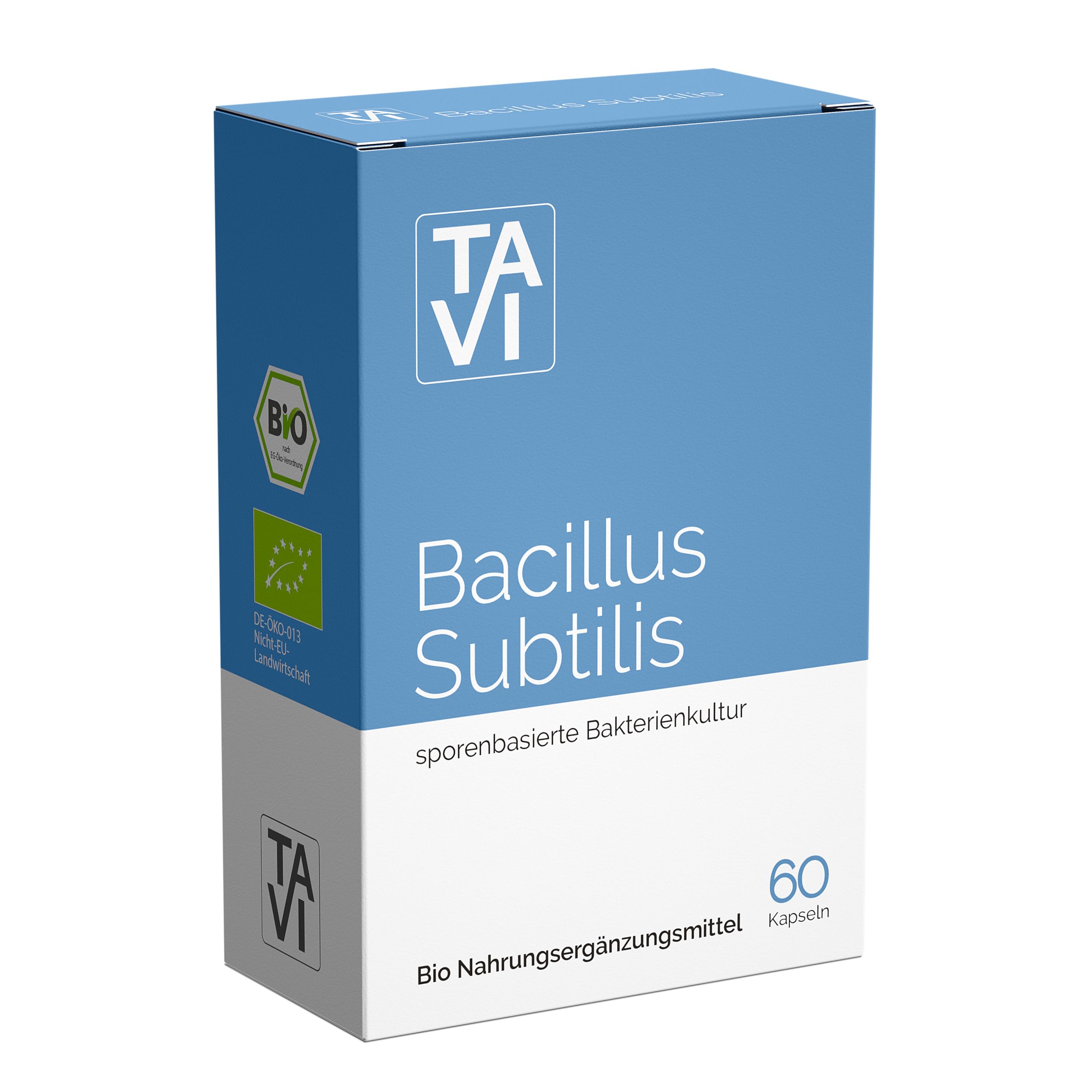 BIO Bacillus Subtilis | 60 Kapseln | 7,5 Milliarden KBE pro Kapsel