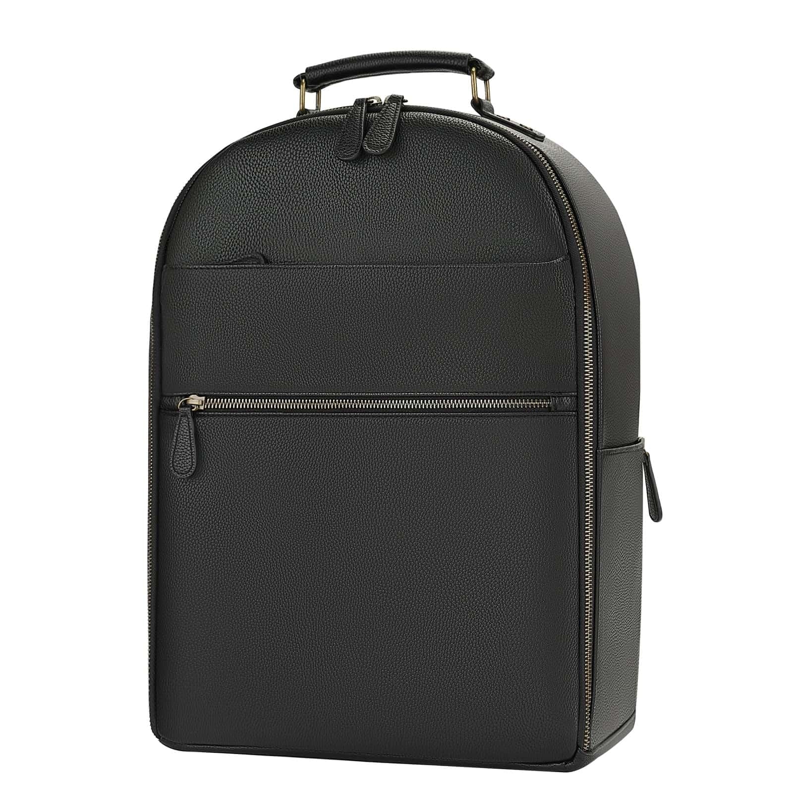 Divvia Camera Backpack Classic PU Leather with 15 Inch Laptop Compartment, Professional Camera Bag for Photographers for DSLR Large 20L