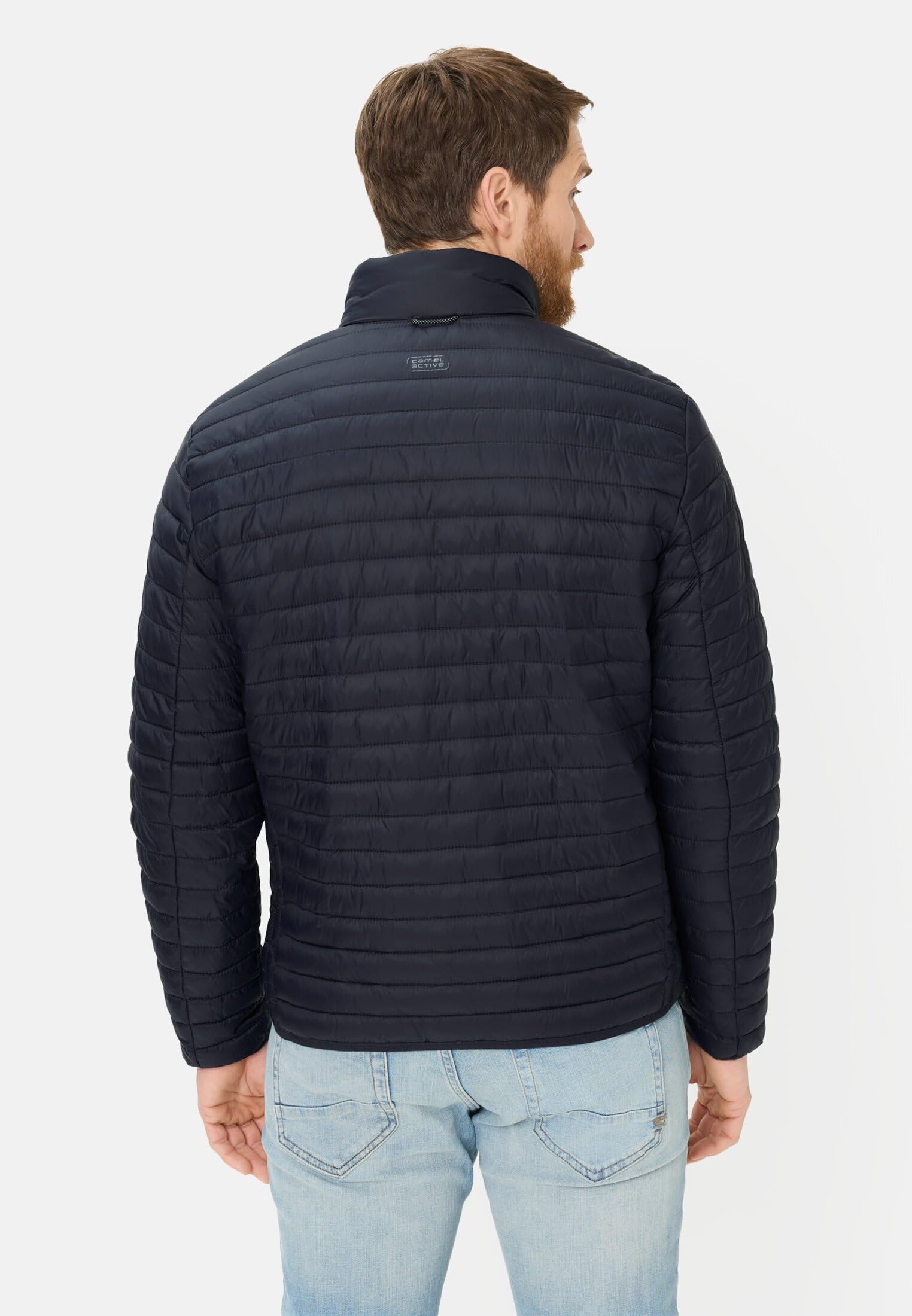 camel active Herren Wasserabweisende Steppjacke | Steppjacke mit Stehkragen, Zwei-Wege-Reißverschluss, praktischen Taschen und wasserabweisender Funktion