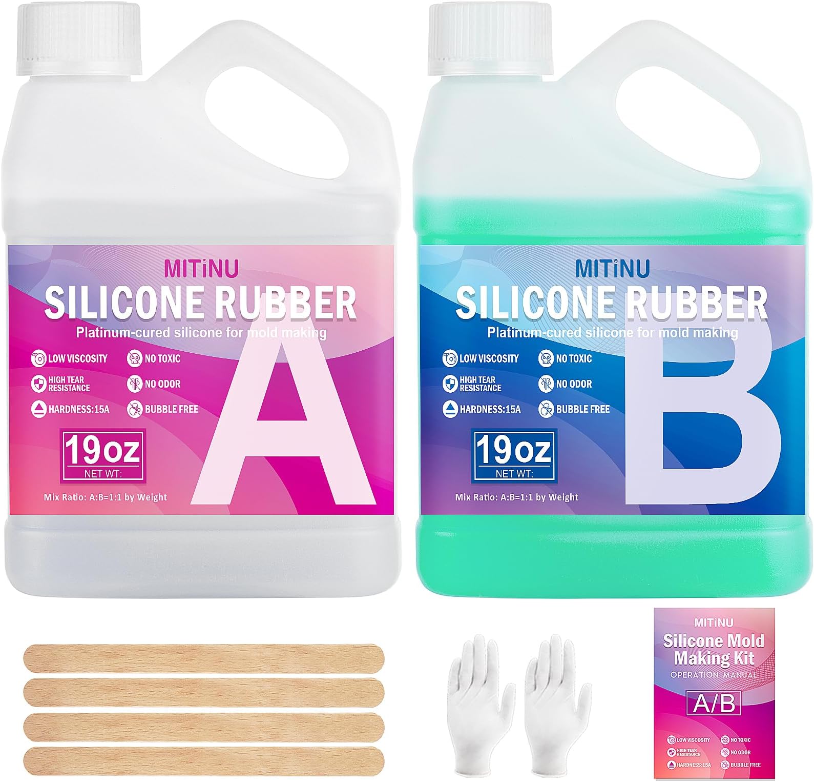 シリコンモールド製作キット 60オンス