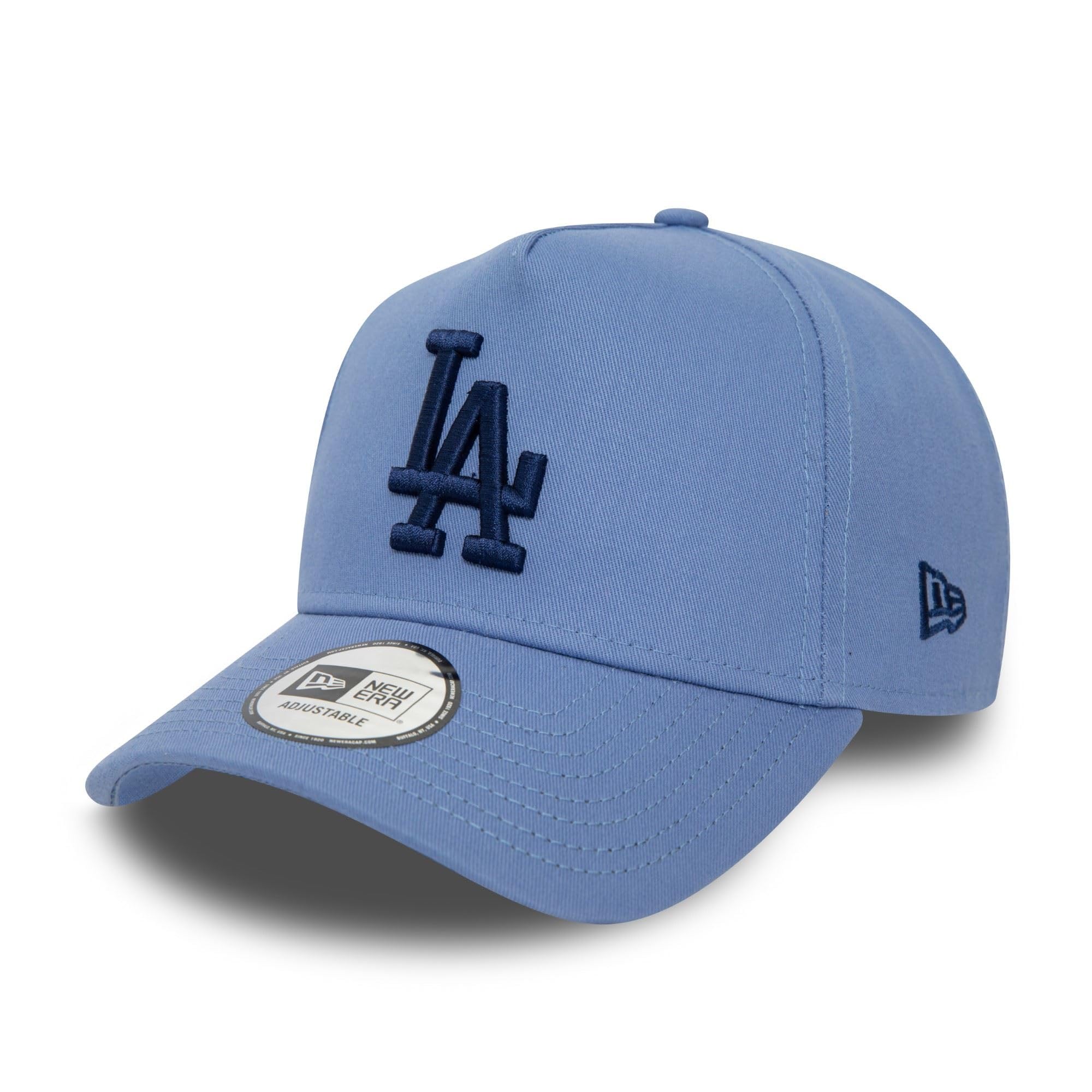New Era LA Fan Cap Adjustable E-Frame Curved Visor Los Angeles Dodgers Snapback hat MLB Blue
