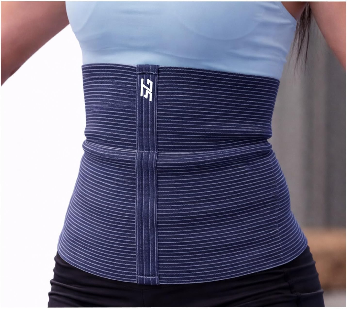 #1 Sport Pro Wool Cotton Warming Belt Relieves Back Pain Supports Lumbar and Muscles Optimal Compression for Men and Women. (1, Blue)