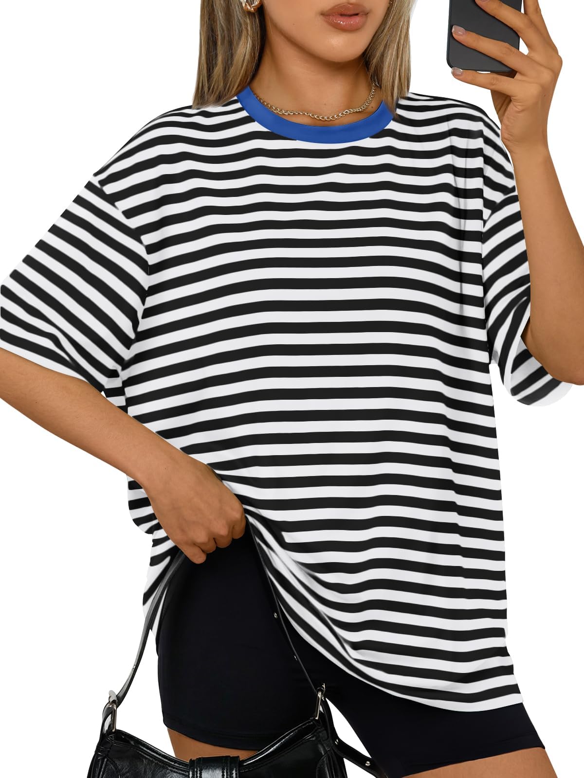 Trendy Queen Womens Oversized Summer T Shirts Plus Size Spring Cute Casual Tops Short Sleeves Fashion Workout Clothes