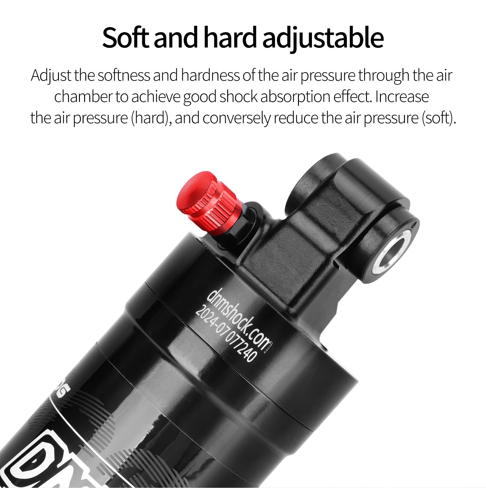 Amortiguador Trasero DNM AO-6 De Aire Para MTB – 165x41 Mm, Ojo A Ojo, Para Bicicletas De Montaña