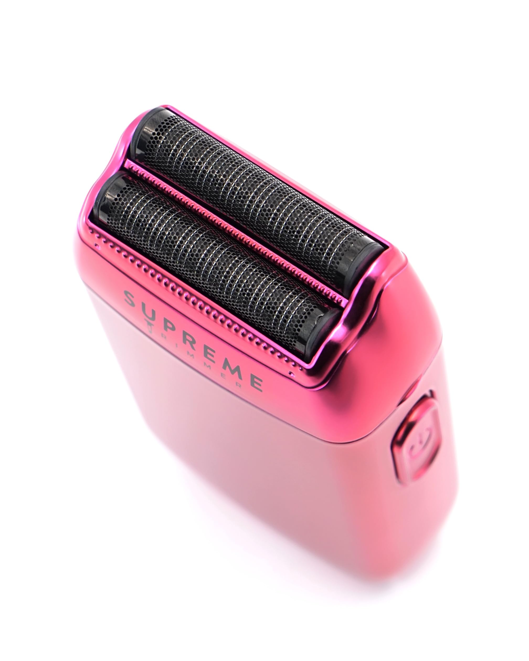 Supreme Trimmer STF602 Elektrorasierer für Herren, Nass-/Trockenrasierer für Herren, Schwarz – Crunch (Rosa)
