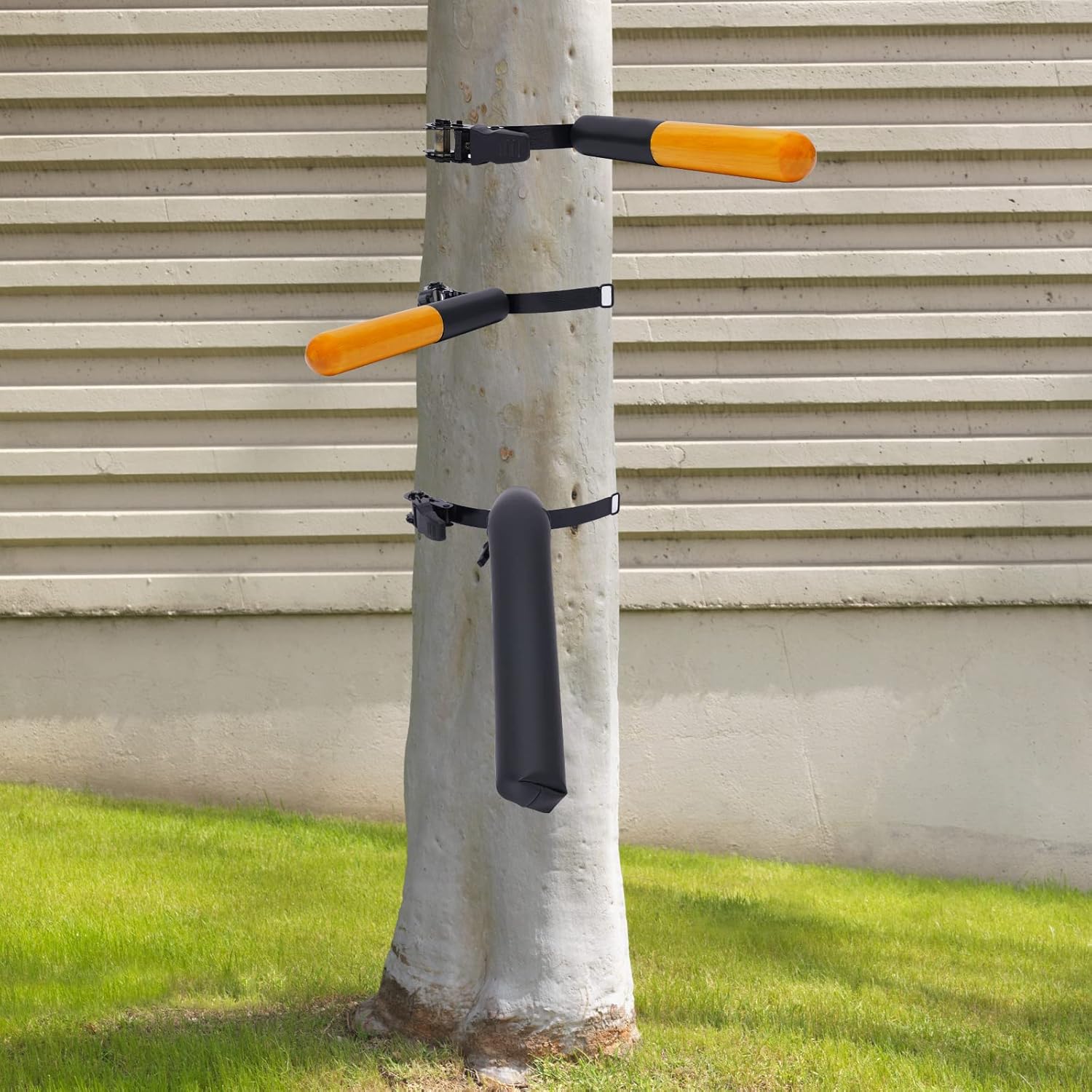 Wing Chun Wooden Dummy, Portable Free Standing Chinese Kong Fu Training with 3pcs Wooden Dummy Arms and 1 Leg, Wall Mounted Training Parts, for Tree or Soft Object Taekwondo Tai Chi Chuan