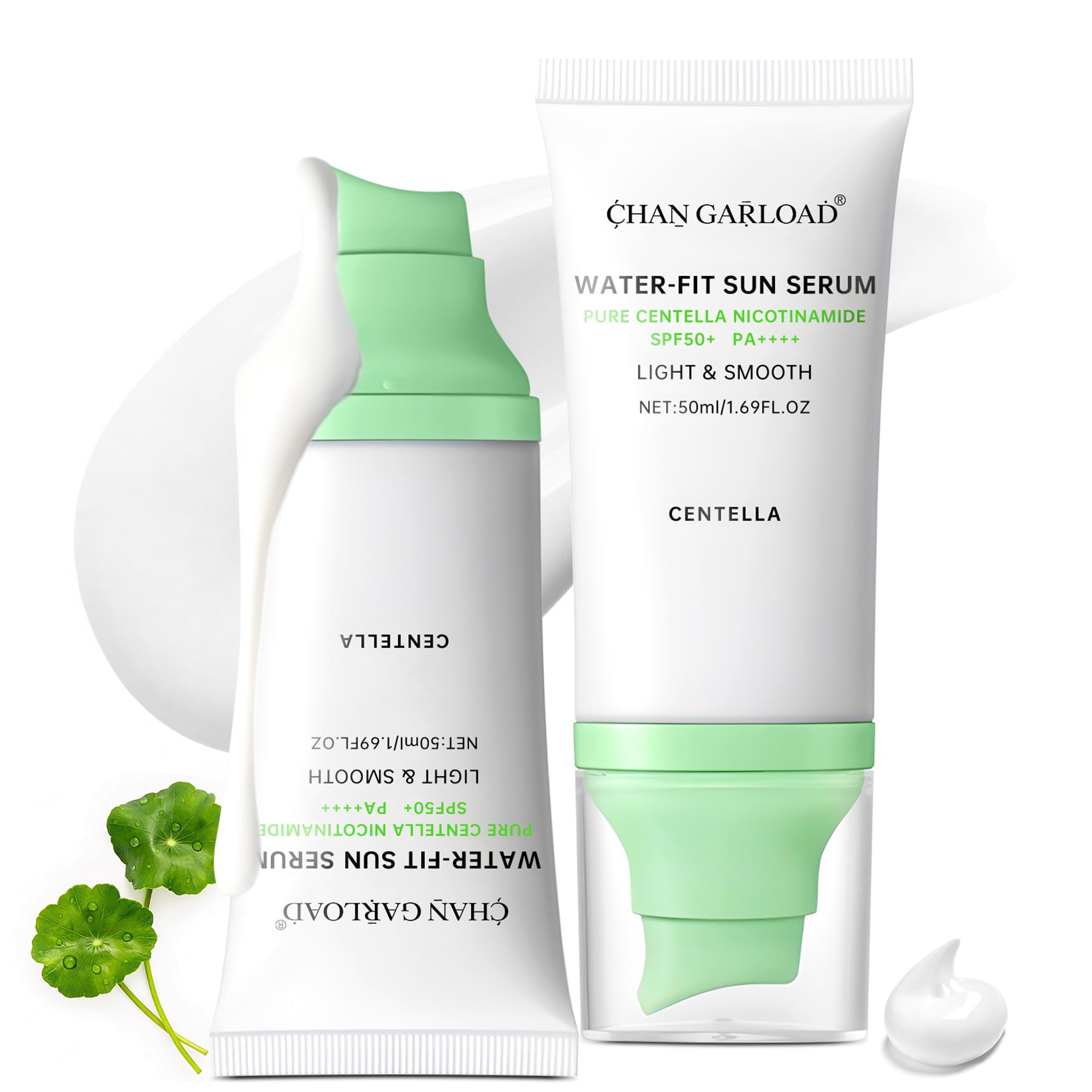 Tinted Sunscreen for Face Body Madagascar Centella SPF 50 Mineral with Tinted Moisturizer Hyaluronic Acid Niacinamide Lightweight Korean