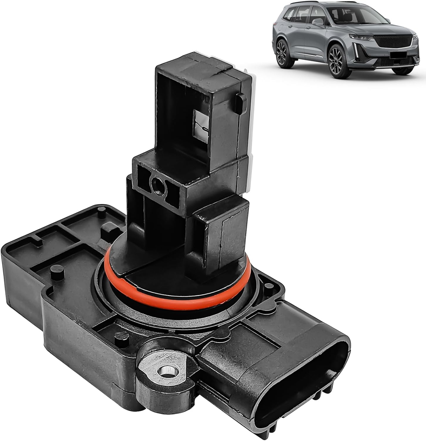 MAF 2134343 Mass Air Flow Sensor Compatible with Cadillac CTS Escalade Chevy Avalanche Silverado Suburban Tahoe GMC Sierra Yukon XL 1500 2500 Replaces OE 10393948 23256991