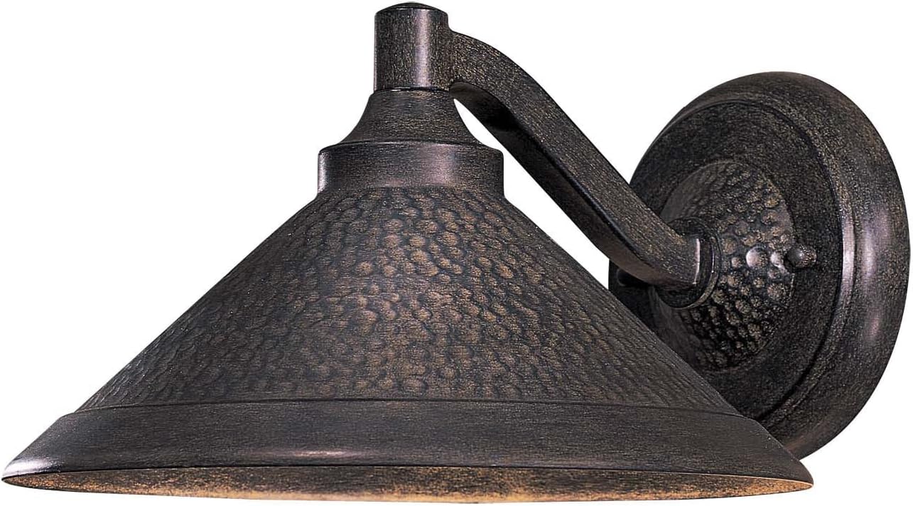Outdoor Wall Light 8102-A138, Kirkham Dark Sky Dark Sky Exterior Wall Lantern, 60 Watts, Bronze