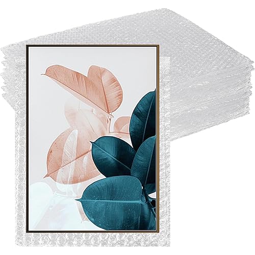 20Pcs 14x18 inch Bubble Wrap Pouches, Clear Bubble Pouch Wrap Bags for Packing, Double Walled Shockproof Bubble Cushioning Wrap Bags for Moving, Storage, Packing Supplies for Dishes, Glasses