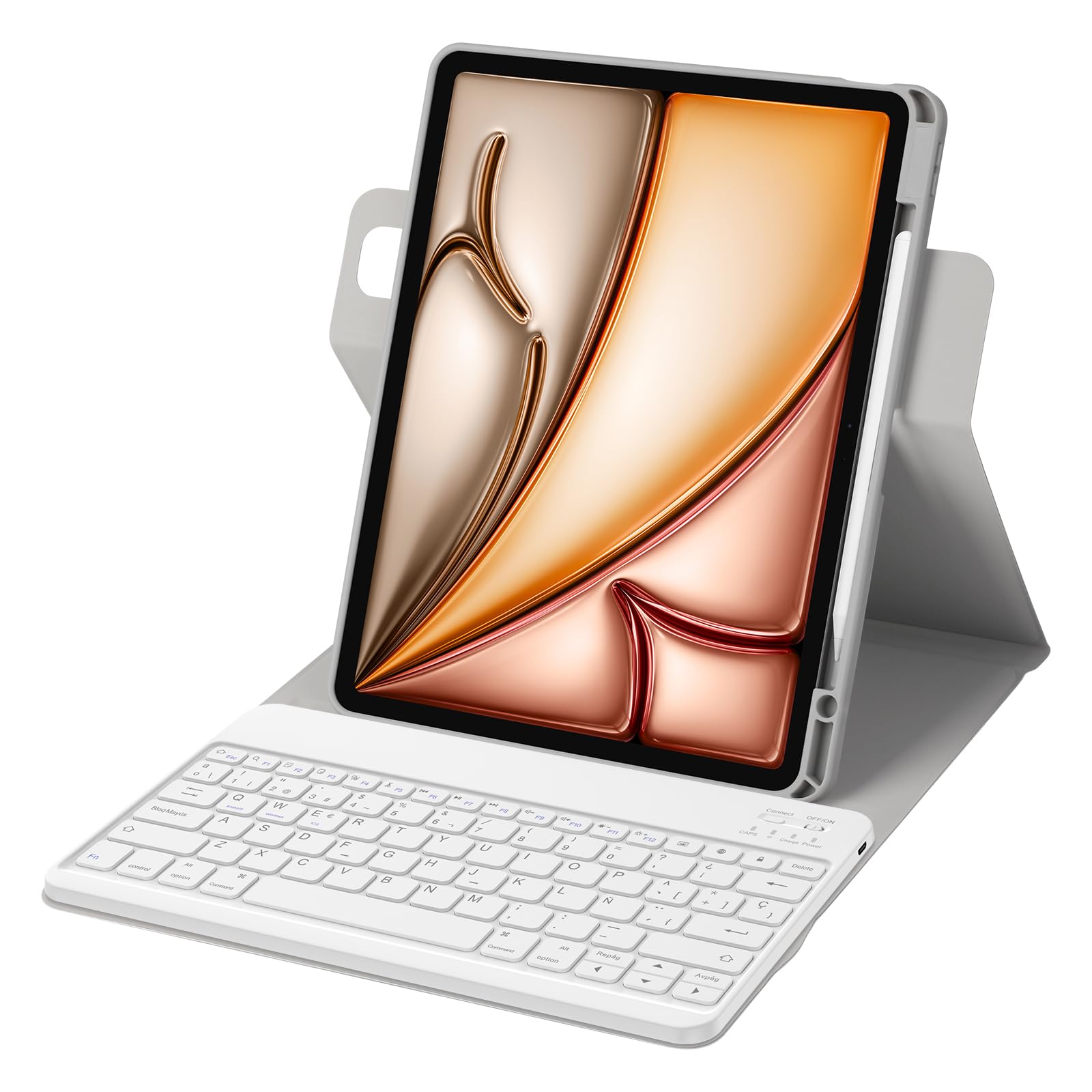 Bettdow para iPad Air 13 Pulgadas M4 2026/M3 2025/M2 2024 Funda con Teclado