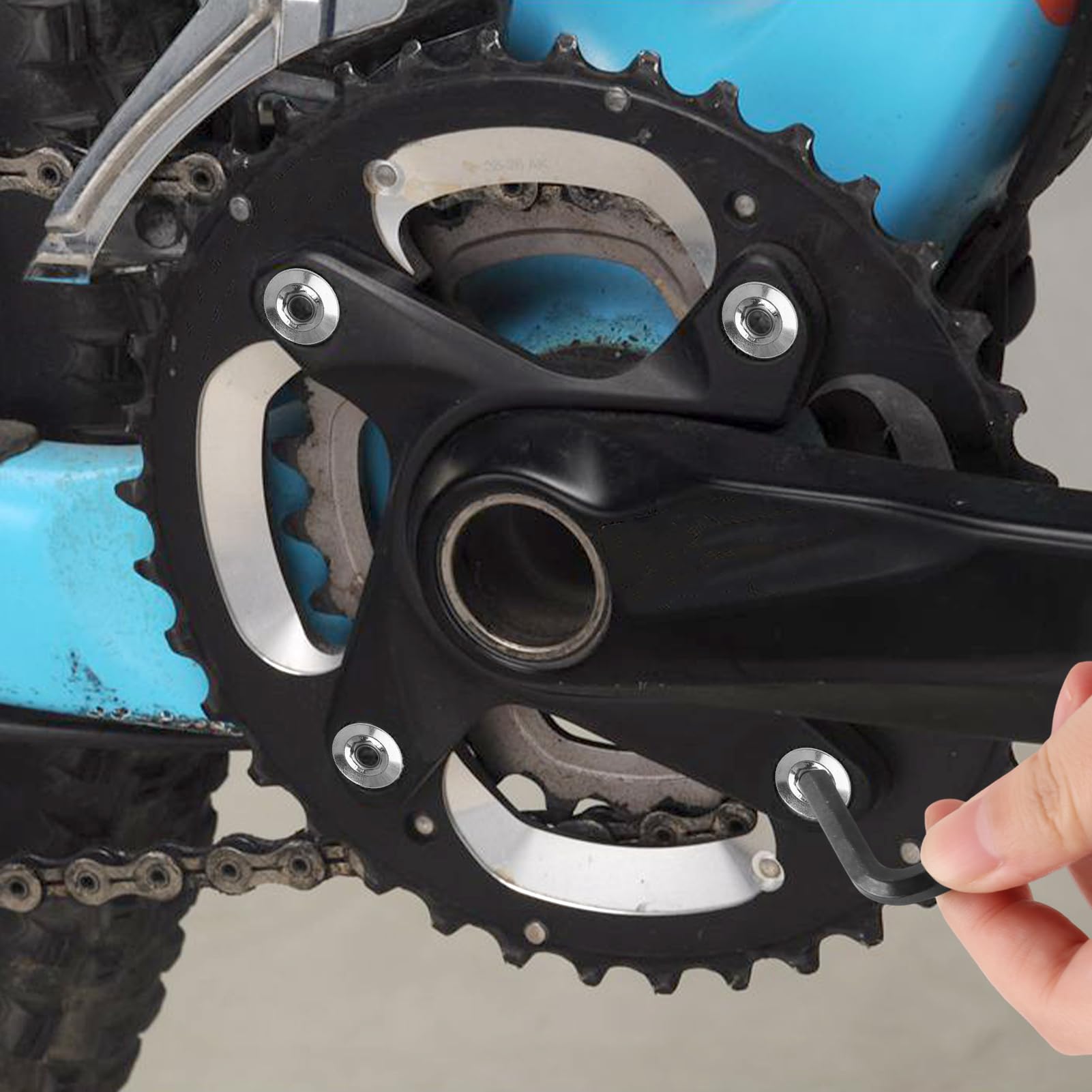 Viti Per Corona Catena Bici – Litepro, In Alluminio 7075, Per Velocità Singola/doppia/tripla
