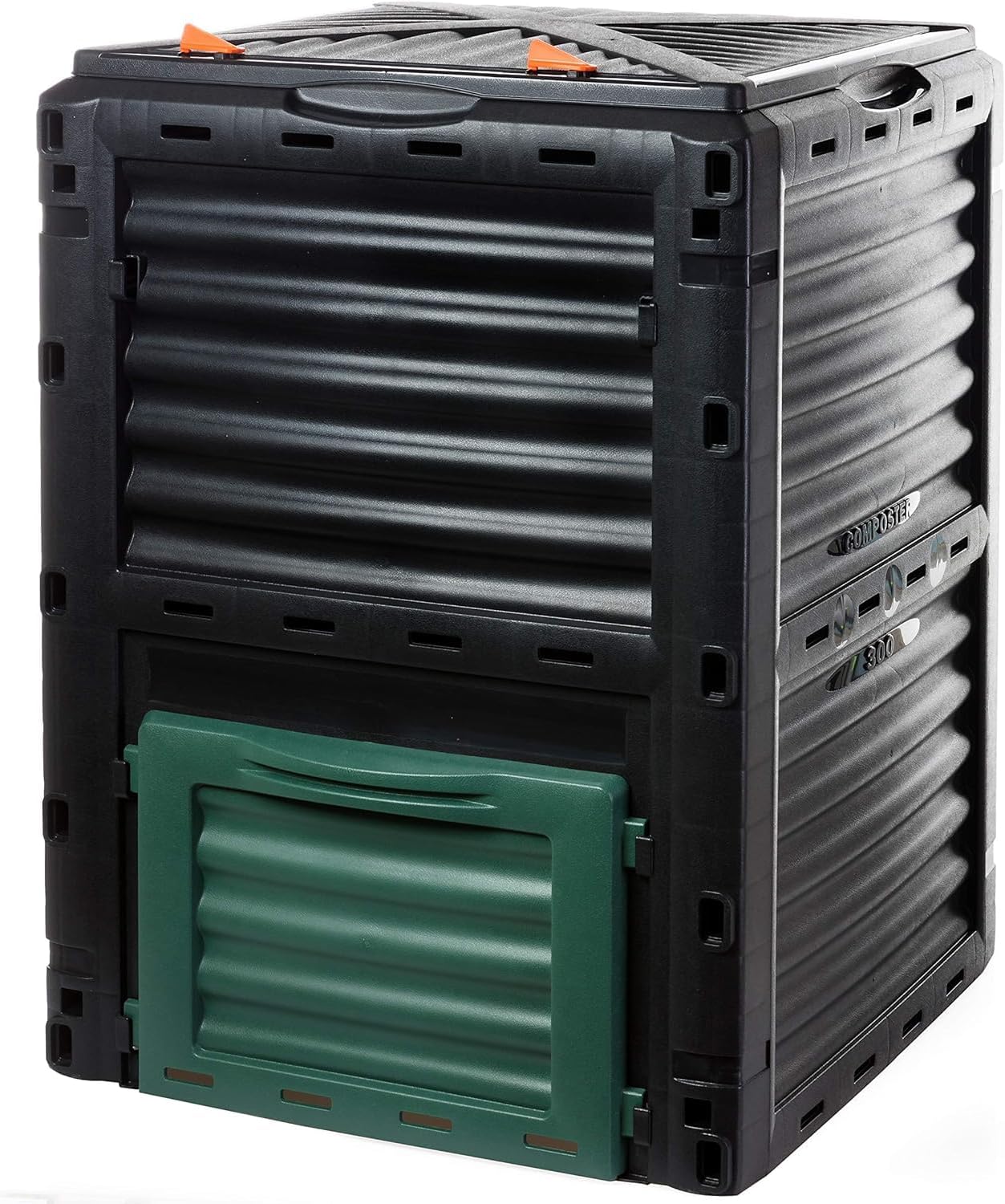 Compostiera Bio Composter Art Plast BC380 - Verde, In Polipropilene Resistente Per Giardino - Foto 4