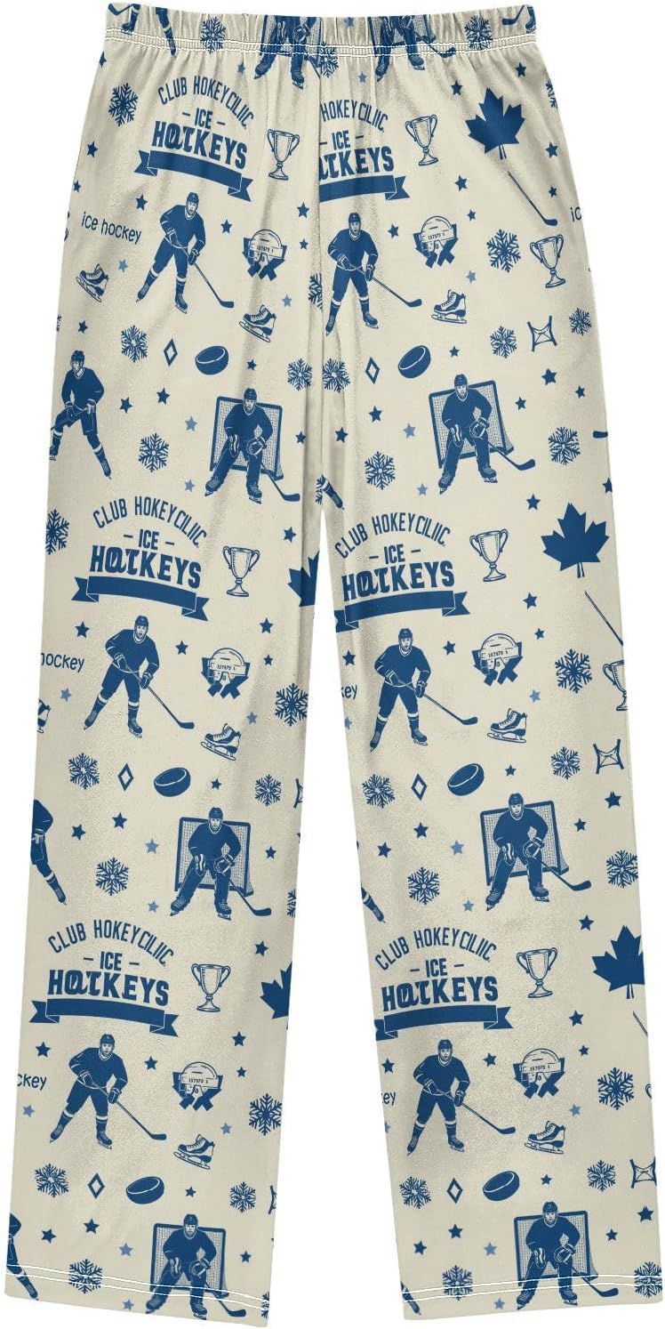 Dussdil Pajama Pants Long Sleep PJ Pant Pajama Bottoms Elastic Waist Lounge Pants with 2 Pockets - Image 2