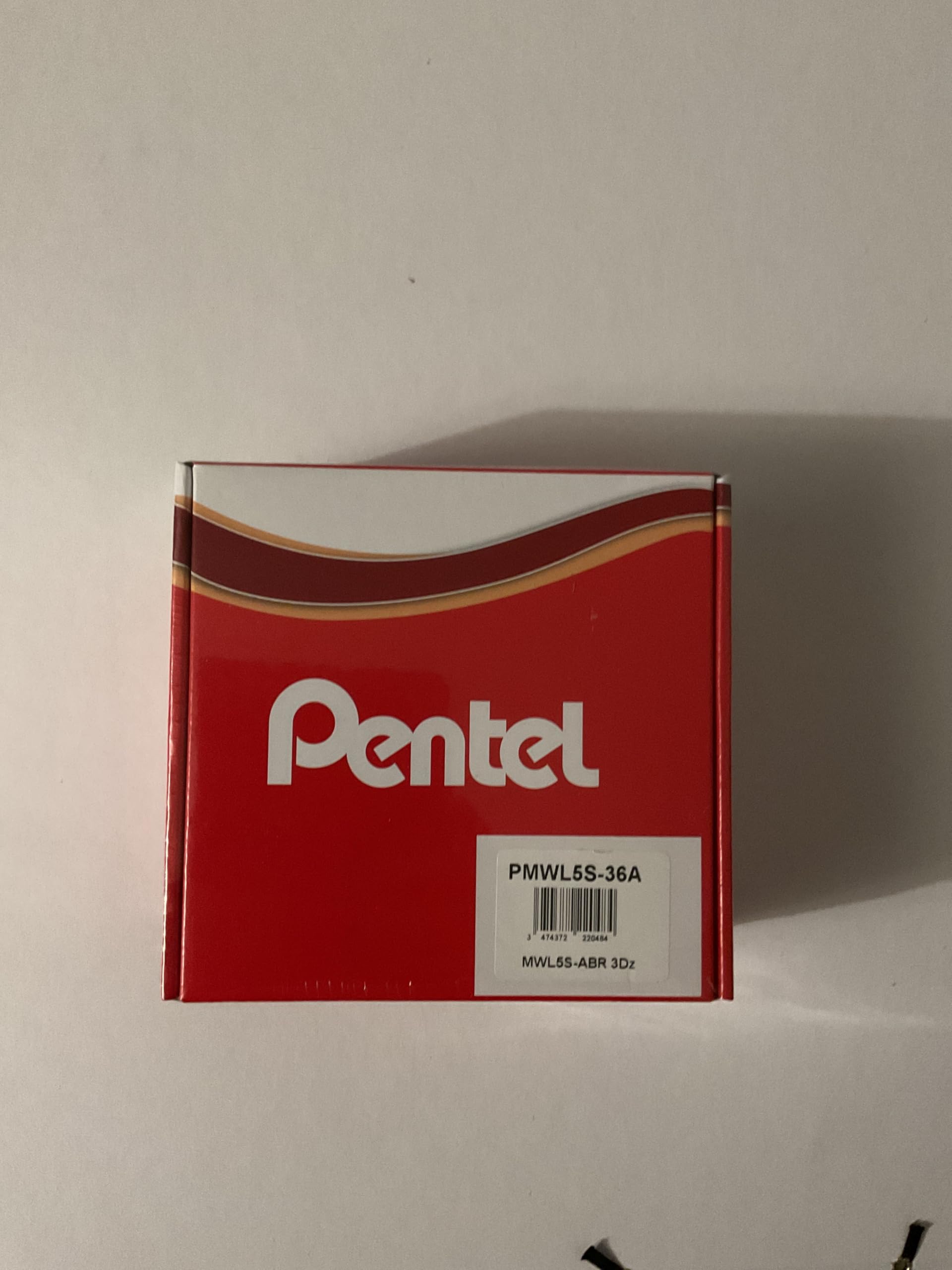 Pentel P-MWL5S-36-A Maxi Flo MWL5 Marqueur pour tableau blanc 30 + 6 gratuits Noir