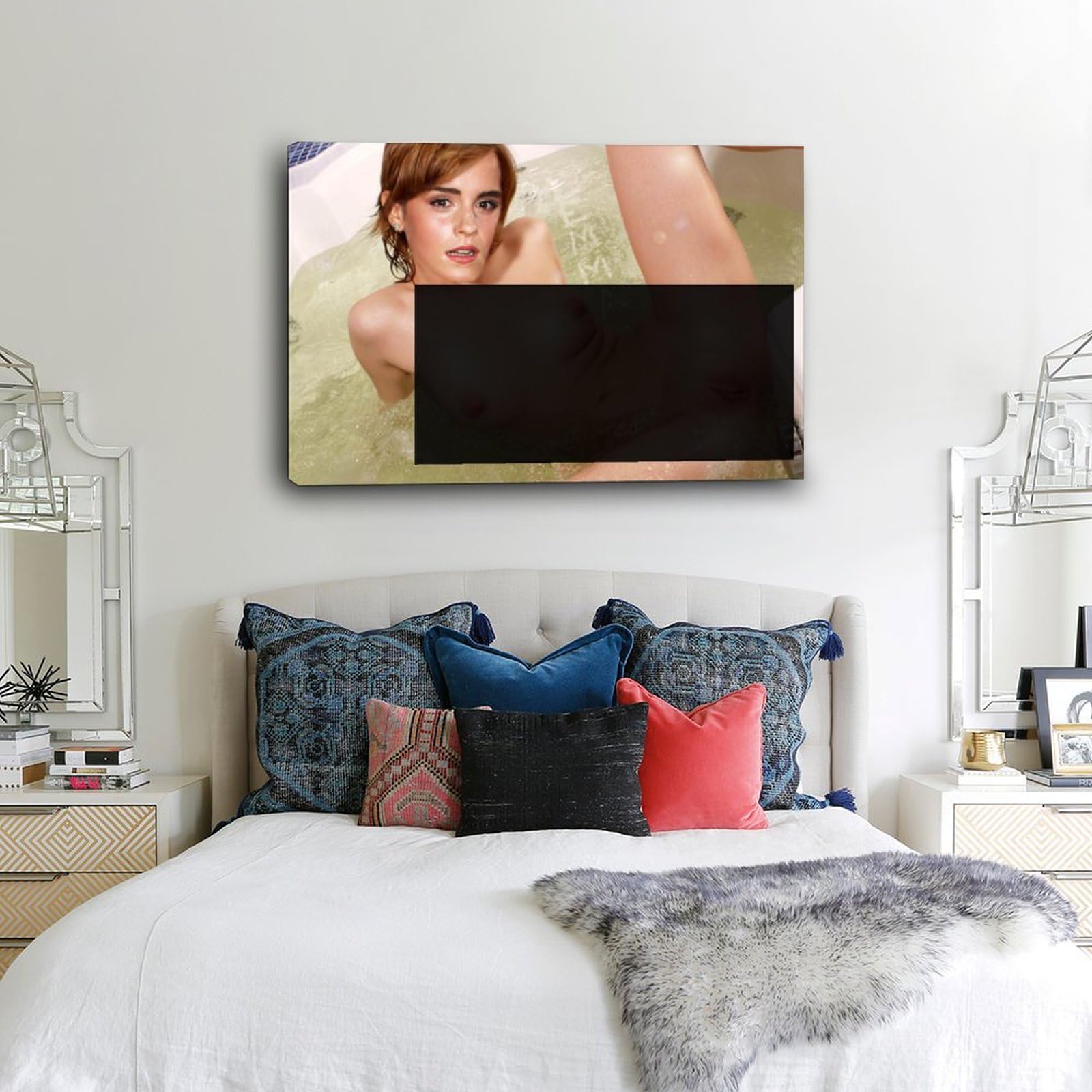 Amazon.com: Emma Watson Sexy Art Poster (28) Canvas for Bedroom Living Room  Decor 18x12inch(45x30cm) Frame-style: Posters & Prints