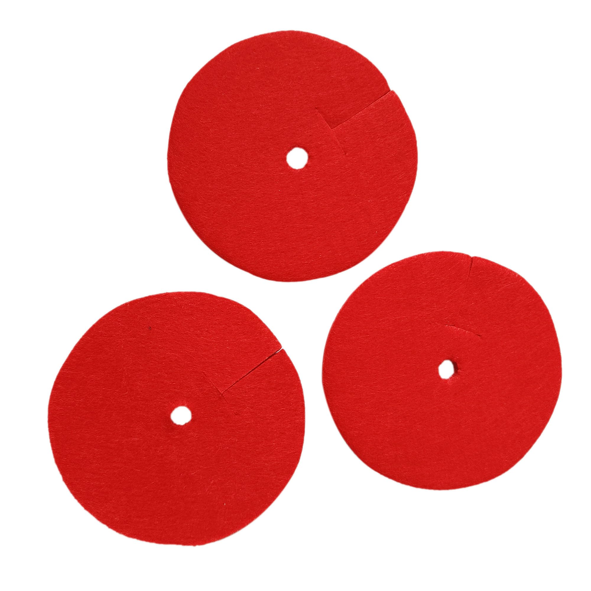 LEONARK 3 Packs Fencing Sword Replaceable Pad Heavy Felt Alternative Pad for Fencing Epee Foil Saber Sword Guard