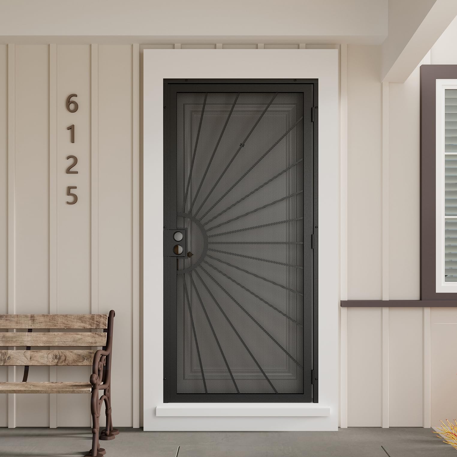 Photo 1 of JUBEST 32 in. x 80 in. Steel Security Door