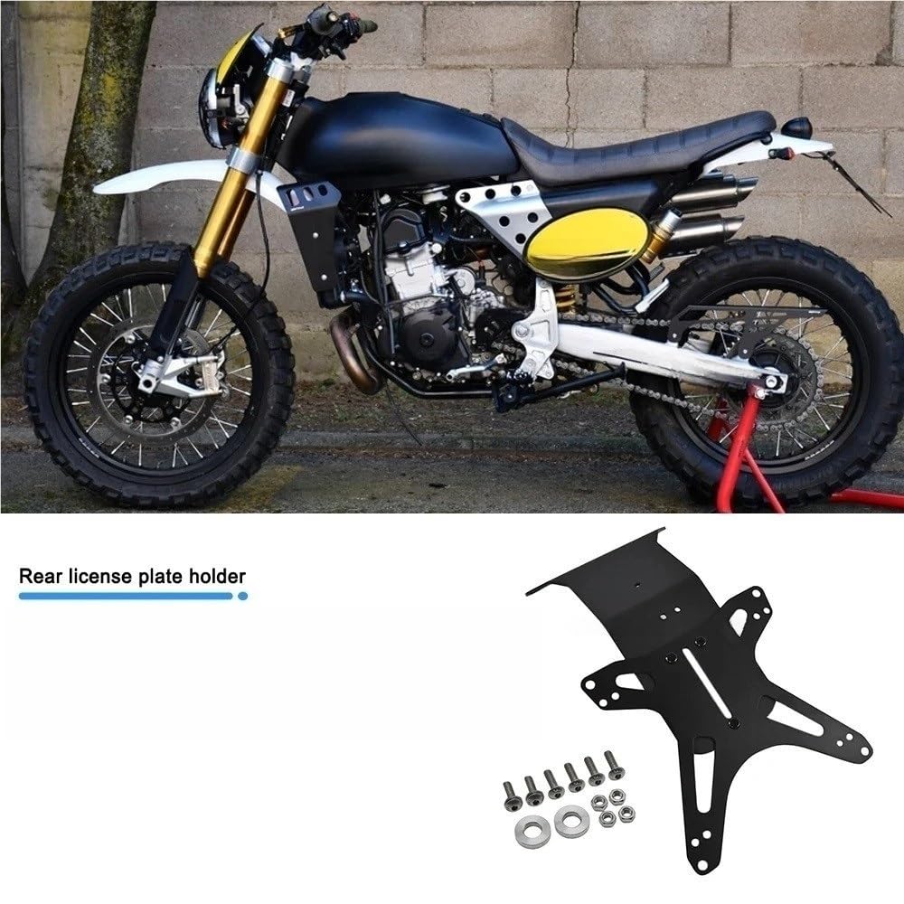 Soporte Portamatricula Soporte de matrícula Motocicleta Elimin para Fantic para Caballero para Scrambler para Rally 125 250 500