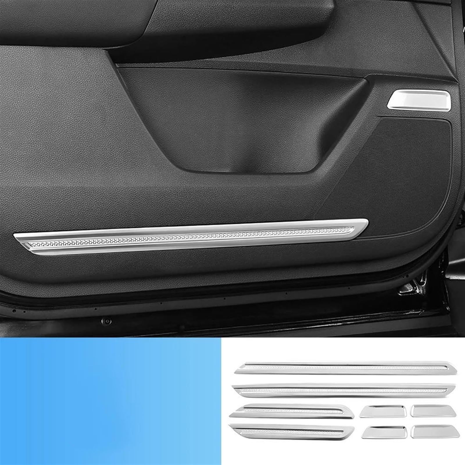 Hjkdsz Style 4 Inner Door Handle Auto Parts Door Handle Frame Trim Decorative Cover Strip Sticker For Cr-V Crv 6Th Generation 2023 2024