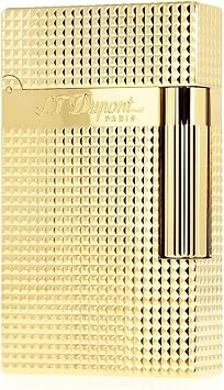 S.T. Dupont Ligne 2 Diamond Head Gold Lighter - Gold 16284