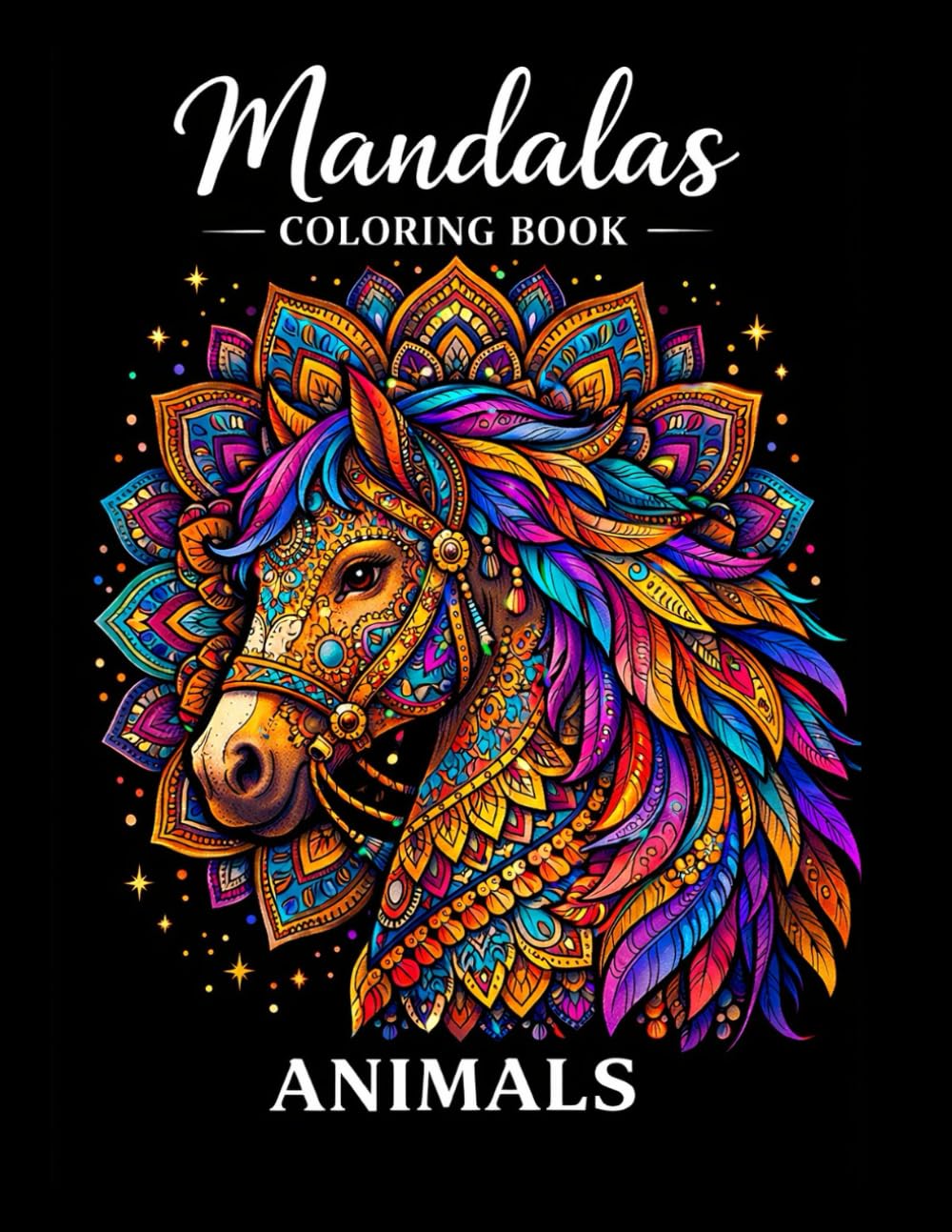 Calming Animal Mandalas For Adults: Relaxing Animal Mandalas