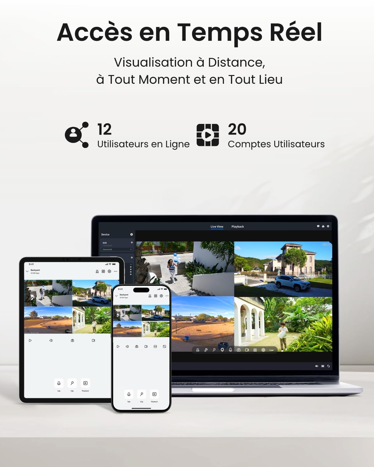 Reolink 4K PoE NVR 16 Canaux, RLN16-410 (Disque Dur Non Inclus) | Enregistreur Vidéo en Réseau, Supportez 16MP/12MP/8MP/5MP/4MP HD IP Caméra, 24h x7j Enregistrement de Surveillance