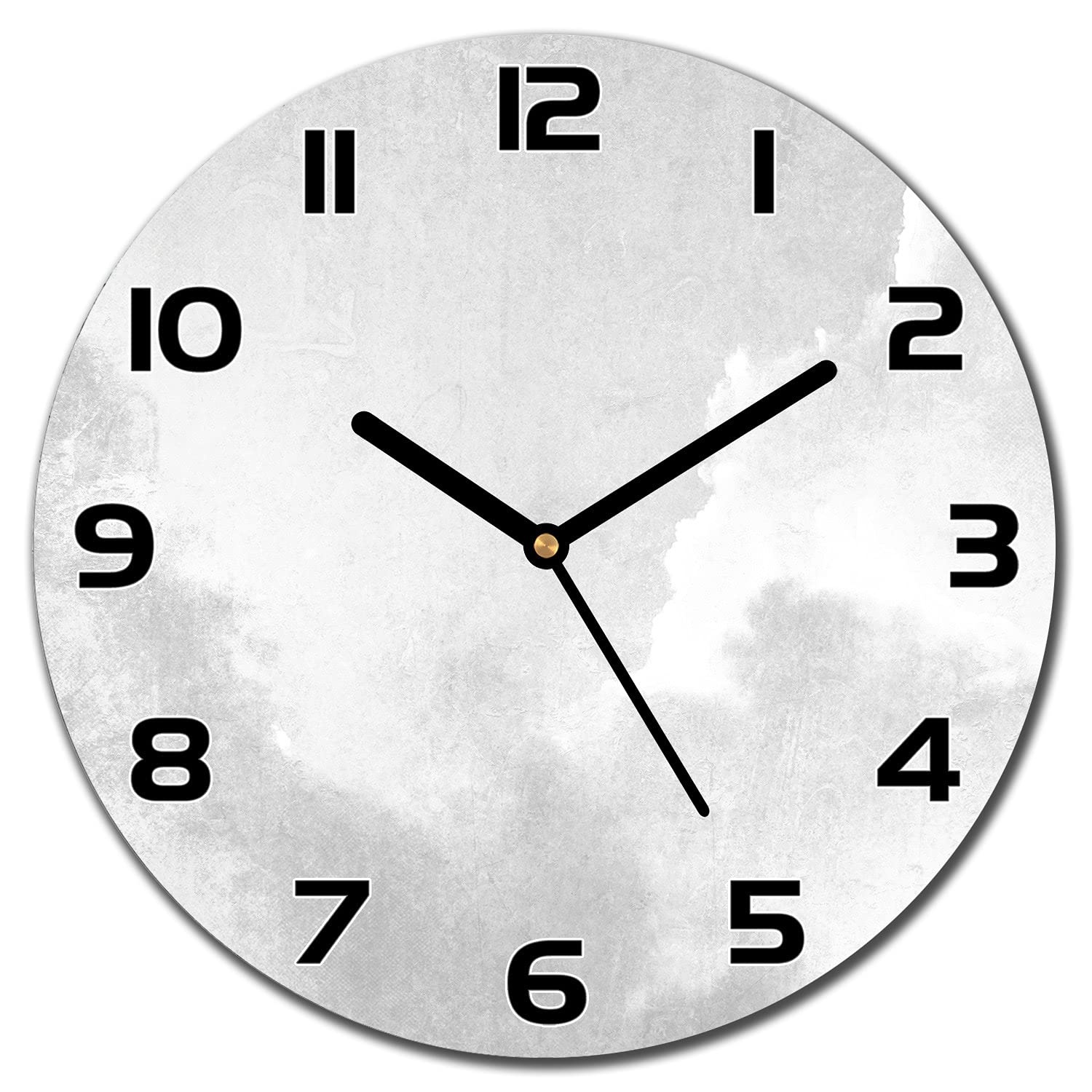 Horloge murale en verre moderne 30 cm Coloray salon cuisine