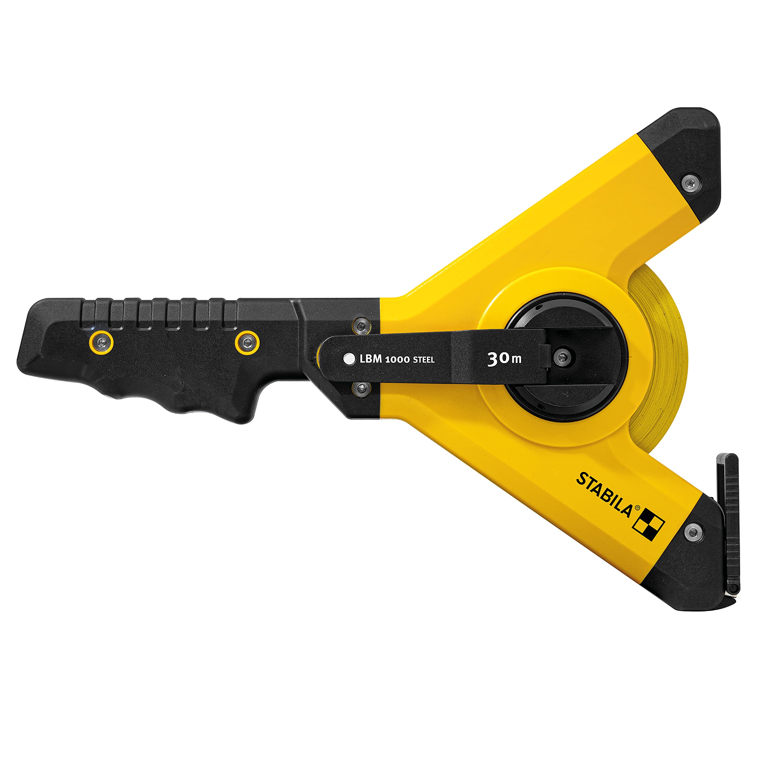 Stanley Capsulebandmaat standaard staal (20 m lengte, stalen bandmaat met polymeerbeschermlaag, ABS-kunststof 0-34-105