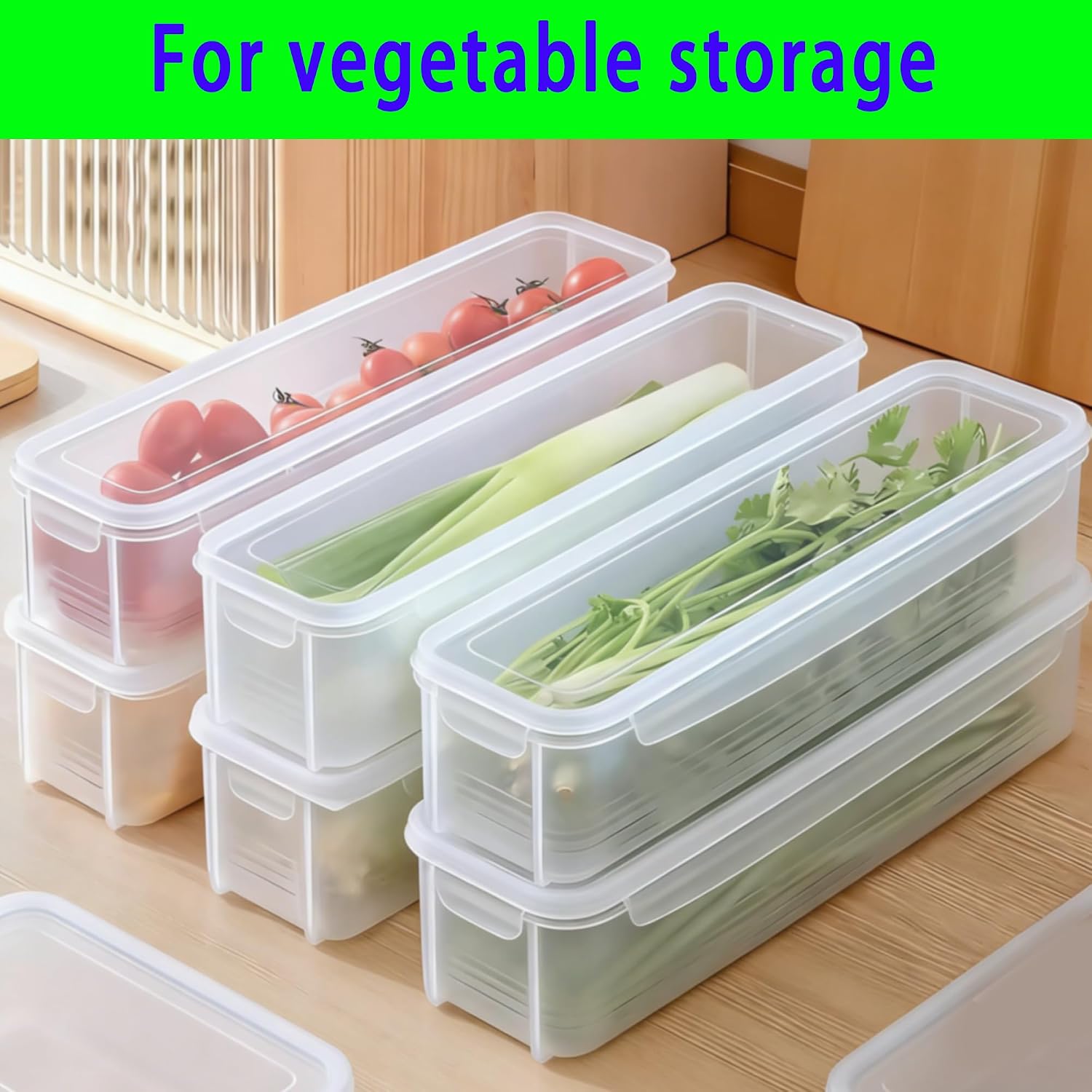 4Pcs Airtight Spaghetti Storage Container, with Lid Nestable Stackable Pasta Box, BPA-Free, for Spaghetti, Noodles, Cereal, Pantry Organization，Food Keeper Canister Cereal Crisper Box.