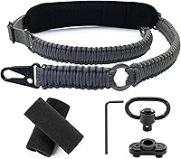 Vista 8 de VVAAGG Eslinga Paracord con almohadilla para el hombro y soporte de honda QD, honda QD de 2 puntos