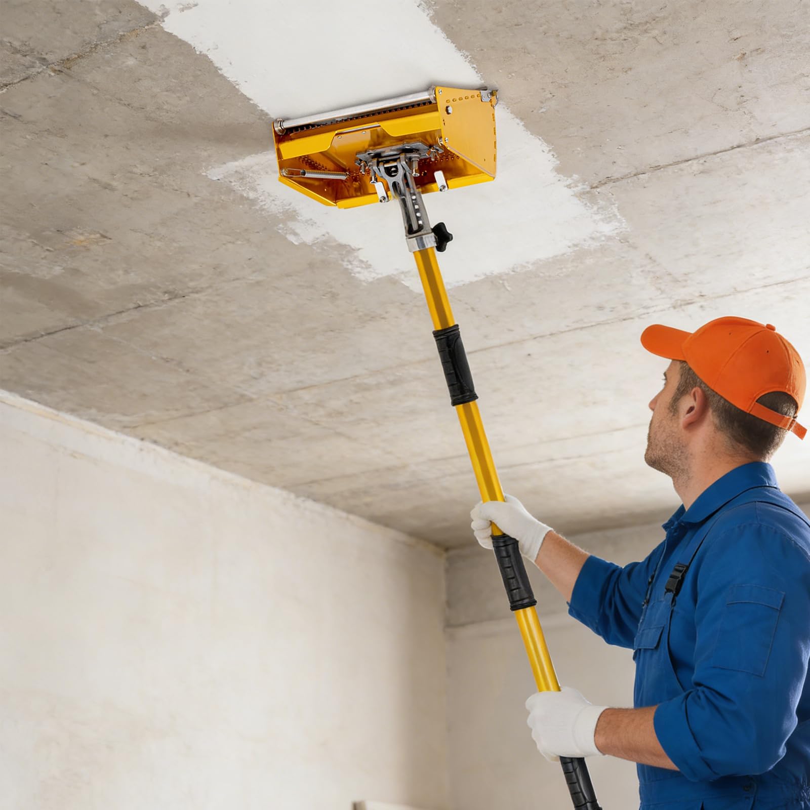 Trockenbau Werkzeug, 9.8" Trockenbau Kelle Drywall Flat Box Set, Trockenbau Kelle Drywall Finishing Flat Box, Werkzeuge Verstellbarer 98~160cm
