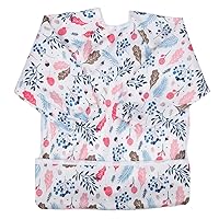 Vista 30 de Babero Camisa de manga con bolsillo para bebé de 1 a 3 años (tipi de flecha de oso)