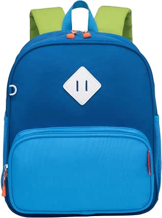 HawLander Toddler Backpack For Boys – 12 Inch Preschool Backpack With Chest Strap, Water Resistant, Blue - View #8